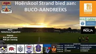 Buco Aandreeks: Strand HS vs HS OVERBERG & HHH VS HS BREDASDORP