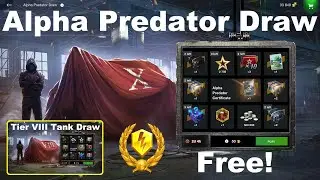WoT Blitz - Hidden Free Premium Account, Alpha Predator Draw and Tier VIII Tank Draw!