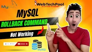 Rollback command is not working in MySQL