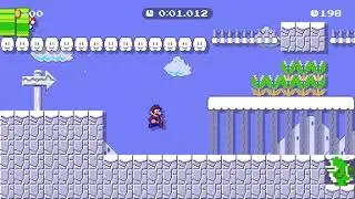 Super Mario Maker 2 - Ninji Speedrun: SMB2 Mario: Can You Dig It? (0:38.656)