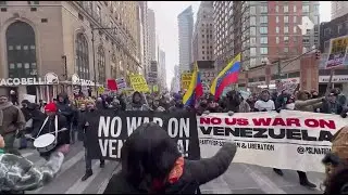 По всему миру вспыхнули протесты в поддержку Венесулы, даже в США