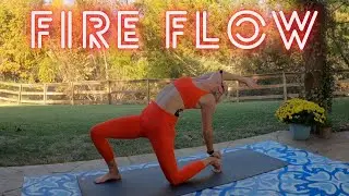 Fire Flow Yoga Class