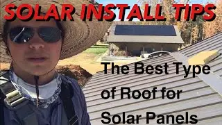 Standing Seam Solar Instal: 30kw GRid tie battery backup