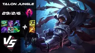 JUNGLE Talon vs Nocturne - NA Grandmaster Patch 25.23