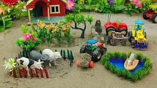 How to make animal farm | craft ideas| DIY mini farm how to make cow shed | horse house - cow shed |