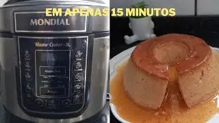 como fazer pudim na panela eletrica de pressão/rapido e facíl