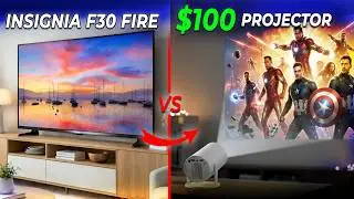 Insignia F30 Fire TV против проектора за 100 долларов [2026] &mdash; (сравнение) | Лучший проектор 2026...