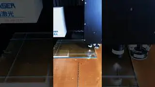 #glass #lasercutting #glasses #lens #cooktop #carglass Square pieces glass laser cutting machine