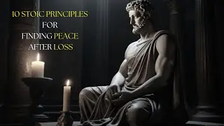 10 Stoic Principles for Finding Peace After Loss. #stoicism #innerpeace #philosophy #loss #peace