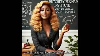 Meat 101. Hygiene and Sanitation in Butchery Business.#shortsfeed  #butchery  #shortsviral  #food