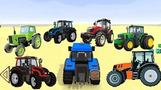 Tractor showroom, a new presentation of agricultural machinery takes place - Blocky Farm & Racing 4K
