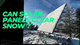 Solar Panels Clear Snow?