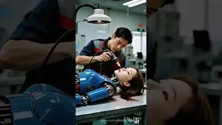 repairing a damaged robot #robot #shorts #robotics #futuretech #ai #airobot