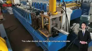 Rolling Shutter Slat Roll Forming Machine