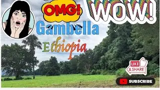 Gambella Street view. The land of Luo's of Ethiopia (Anuak people)