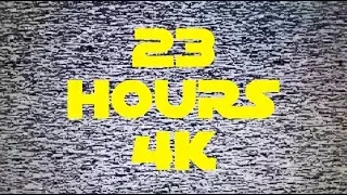 [23 Hours] - No Signal - TV Static Noise - White Noise - In 4k UHD 🤔😱