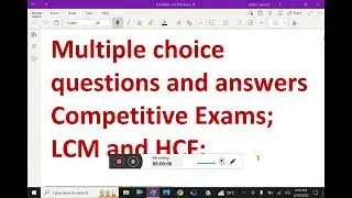 Mathematics : - ( Multiple choice questions and answers for various competitive exams ) - 1.