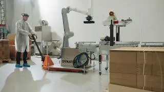 Dynatec Pallmate, Collaborative Palletizing with Robot from ABB