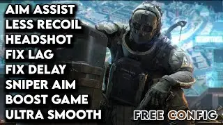 COD MOBILE SEASON 7 CONFIG FILE V             AIM ASSIST | LAGFIX | LESS RECOIL | 120FPS HIGH DAMAGE