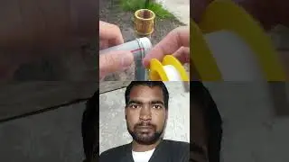 Be sure to remember this tip! How can Iconnect a PVC pipe to a Metal one? #shorts #pvcpiping