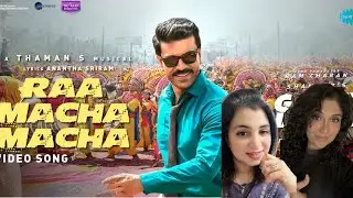 BEST FRIENDS REACT TO Raa Macha Macha | Game Changer I Ram Charan | Shankar | Thaman S | Nakash Aziz