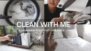 Reset Routine l Clean w/me, Kitchen Organization, Grocery Shopping + more