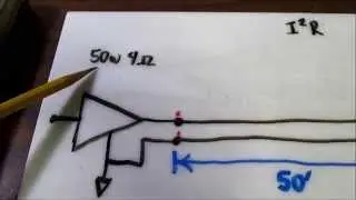 I squared R losses - Why not to use 24 guage speaker wire