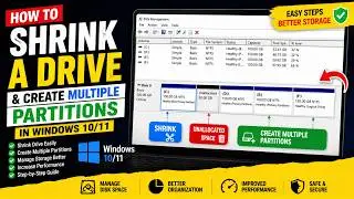 How to Shrink a Drive & Create Multiple Partitions in Windows