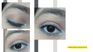 Soft Glam Brown Eye Makeup Tutorial||Easy Shimmer Eye Makeup||Simple Makeup