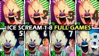 ICE CREAM HORROR STORY MODE FUN GAMEPLAY ALL CHAPTER WALKTHROUGH 👻🎃👻 #viralvideo #trending #icecream
