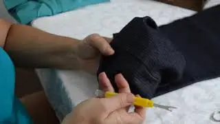 Diy - Como fazer uma barra provisória em calça - aula 112