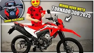 COMPREI A NOVA TORNADO 300 - SONHO REALIZADO!