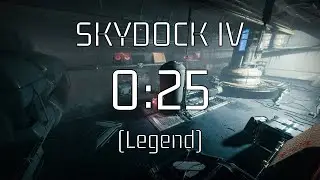 Skydock IV (Legend) 0:25.616 Platinum Speedrun (S18)