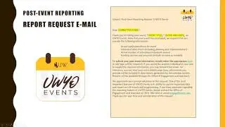 UWYO Events Post Event Reporting Training 2019