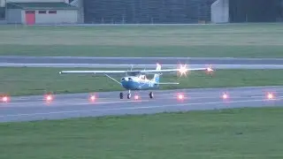 Punitz Flug Cessna 150 landing at Graz Airport | OE-ALP