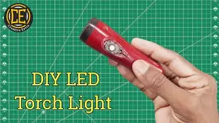 Hom to make LED Torch Light with mini torch light body frem || Homemade DIY Light || Creative Extra
