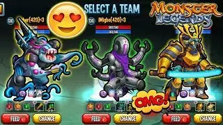 🔴Monster Legends - Equipo Cyber Metal 130 - Mechamancer 130 - Copperbeard 130 review combat 2018