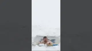 The best winter experience. Hot sauna / cold plunge