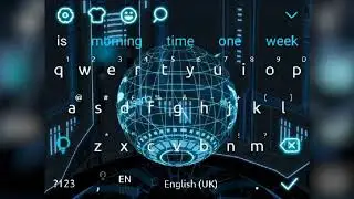 Cheetah Keyboard  Gif-ы эмодзи и 3D-темы,  одна из тем этого приложения..