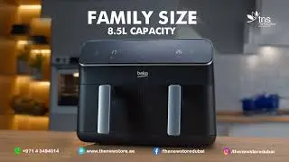 Beko Air Fryer | Dual Drawer | 8.5 L Capacity | 9 Functions | 6 Sec Commercial