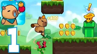 Capybara Adventure: Funny Land - Tutorial - Gameplay Walkthrough Part 1 ( ANDROID / iOS )