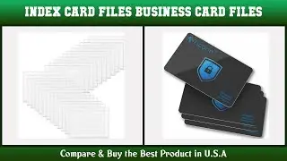 Top 10 Index Card Files & Business Card Files to buy in USA 2021 | Price & Review
