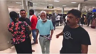 விமான நிலையத்தில் எங்களைப் பிரிந்து ஜேர்மனி சென்ற ஐயா😢
