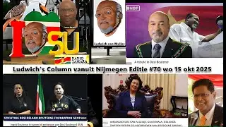 Ludwich's Column vanuit Nijmegen Editie #70 wo 15 okt 2025 voor Radio Tamara Damsko