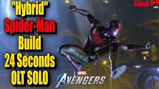 SPIDER-MAN (HYBRID BUILD) POWER 175 - 24 SECONDS OLT Super Adaptoid SOLO !!! - Marvel's Avengers