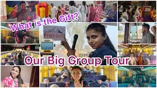 ❤️Our Big Group Tour of 27 🚍Driver❌ Brother☑️ ಗೆ ಏನ್ Gift ಕೊಟ್ಟೆ 🎁 ಹೇಗ್ Dance ಮಾಡಿದೀವಿ ನೋಡಿ 💃😁