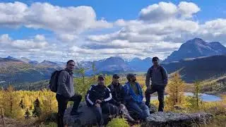Hiking to Healy Pass trail on September 24, 2022.