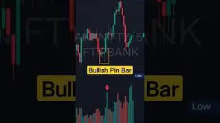 How to Trade Bullish Pin Bar Candlestick | #shorts