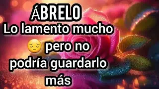 Duele mucho decirtelo querida pero no puedo guardartelo mas carino escuchalo por favor bb