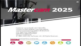 Hướng Dẫn C&agrave;i Đặt MasterCAM 2025 Sinh Vi&ecirc;n MasterCAM 2025 Student License Installation Education